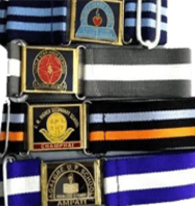 School uniform belt Manufacturer in Ludhiana India | Buckle Tie in Ludhiana