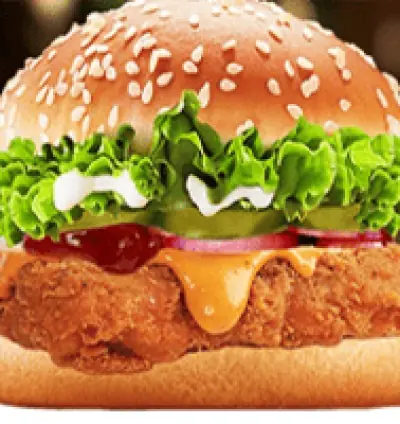 Chicken Burger in Dera Baba Nanak | Non Veg Burger snacks in Dera Baba Nanak