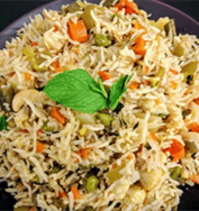 Veg Pulao | Fauji Da Dhaba Dera Baba Nanak Gurdaspur | Veg Rice Pulao