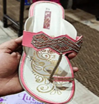 Angutha Fancy Chappal | Women Chapal in Dera Baba Nanak | Women Shoe