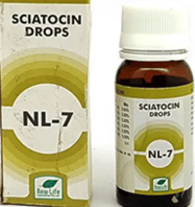 NL-7-Sciatocin Drops | New Life NL 7 | Homeopathy Medical Store in Amritsar