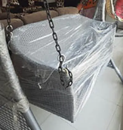 Iron Single Seater Swing | Swing Chair With Stand | Fatehgarh Churian | Ratra Furniture