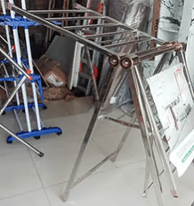 Cloth Drying Stand | Stainless Steel Foldable | Fatehgarh Churian | Laundry Rack in Fatehgarh