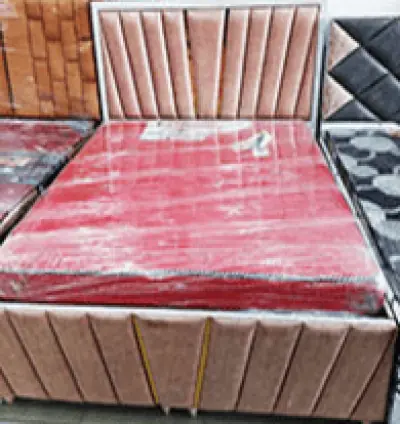 Double beds with corner | Furniture Shop in Fatehgarh Churian | Furniture Store | Corner Bed